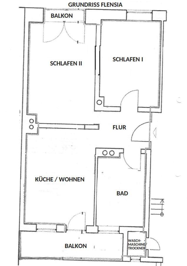 Fewo1846 - Flensia - Geschmackvoll Eingerichtete Wohnung Mit 2 Schlafzimmern Und Balkon Flensburg Exteriér fotografie